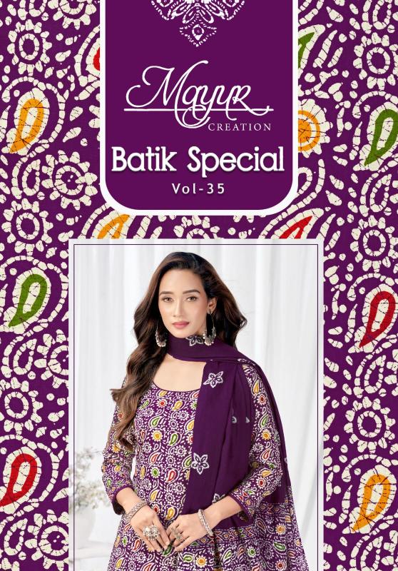 Mayur batik vol 35 dress material wholesale in chennai